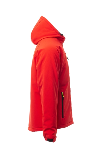 Wattierte Softshelljacke GALE PAD in rot